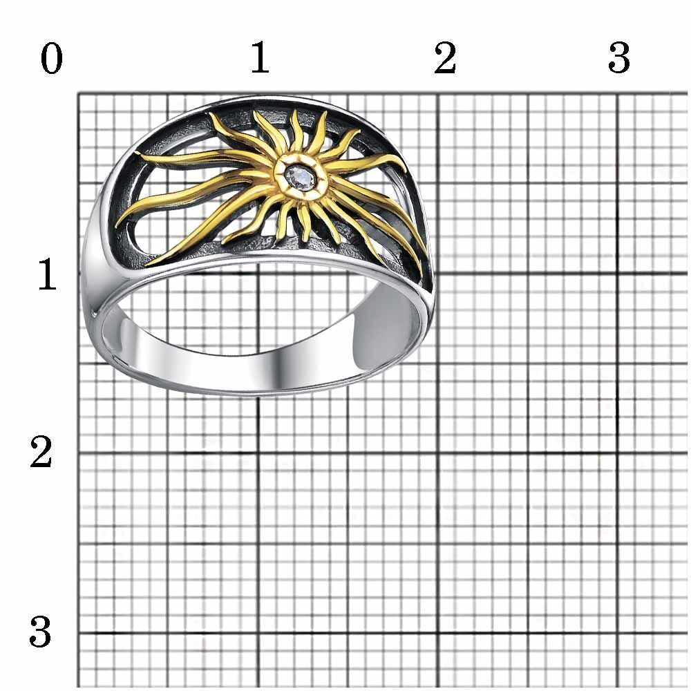 Кольцо Красная Пресня 2469998ч1 Солнце